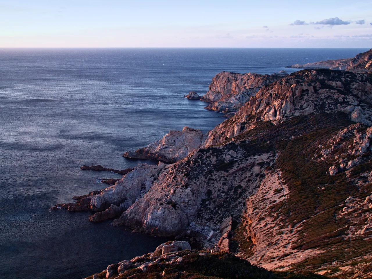 Côte ouest de la presqu'île de la Revellata près de Calvi