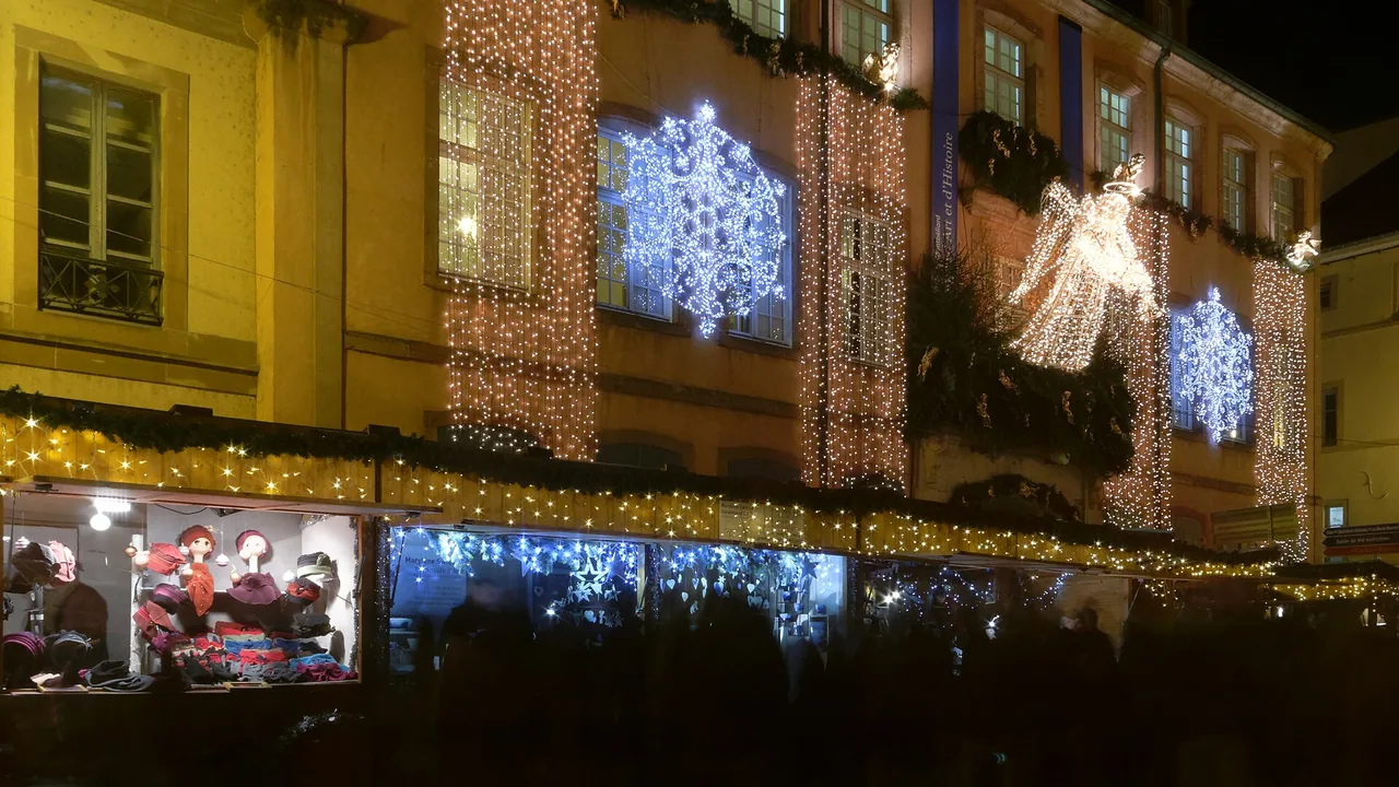 Lumières de Noël à Montbéliard