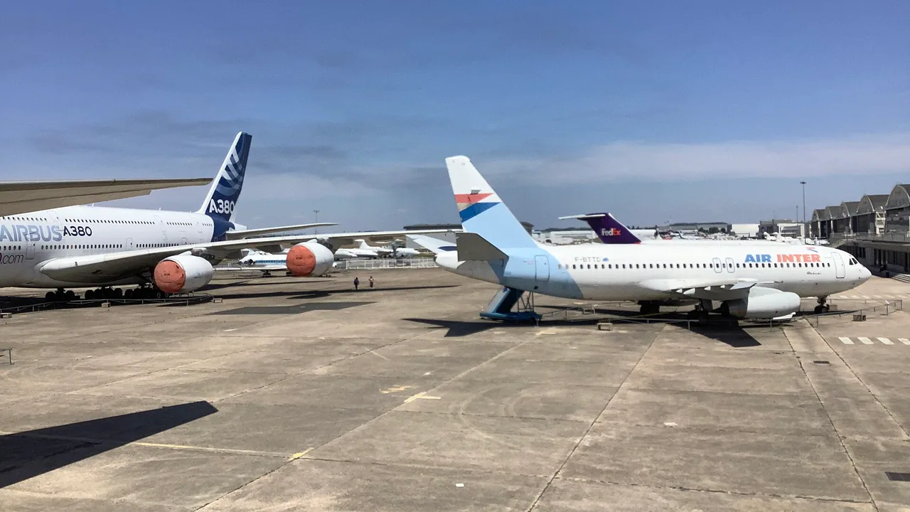 Des avions exposés au Musée de l'Air et de l'Espace du Bourget