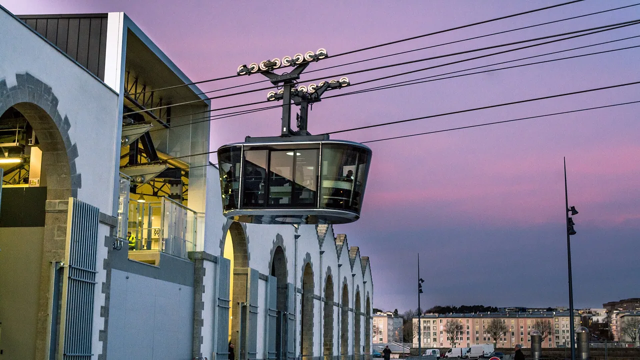 Téléphérique de Brest au quartier des Capucins
