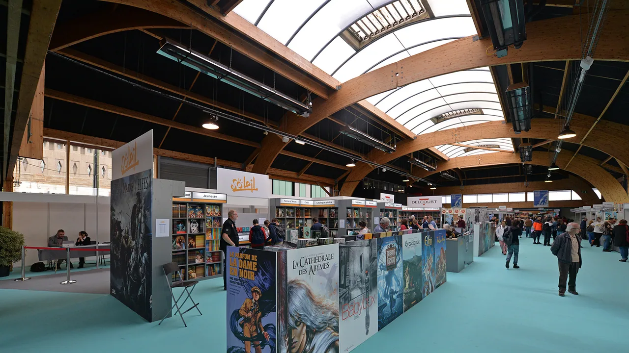 Entrée du festival Quai des Bulles à Saint-Malo lors d'une édition précédente