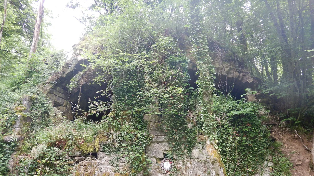 Entrée du fort de Souville sur le champ de bataille de Verdun