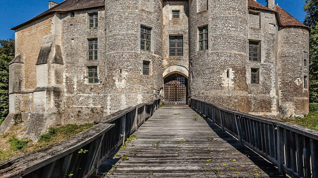 Château d'Harcourt dans l'Eure en Normandie