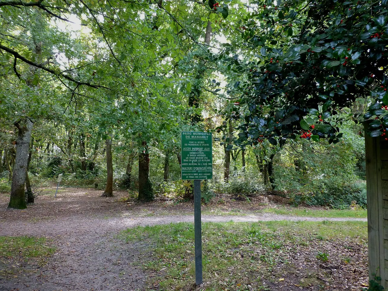Parc de Mandavit à Gradignan en automne