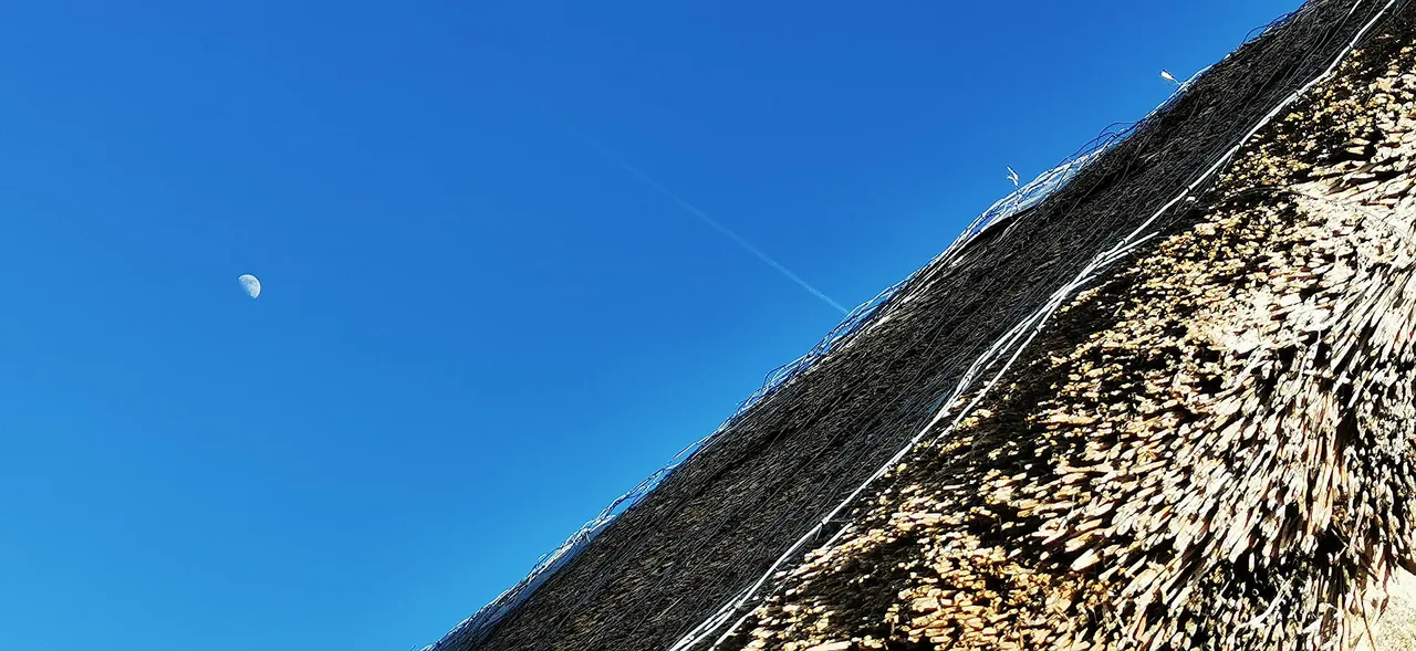 Jasserie traditionnelle au col des Supeyres dans les monts du Forez