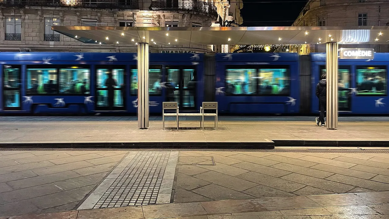 Station Comédie du tramway de Montpellier