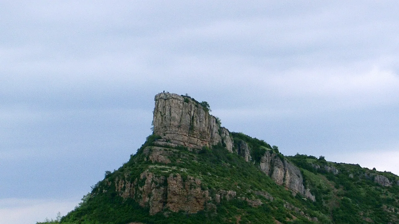 Roche de Solutré en Bourgogne