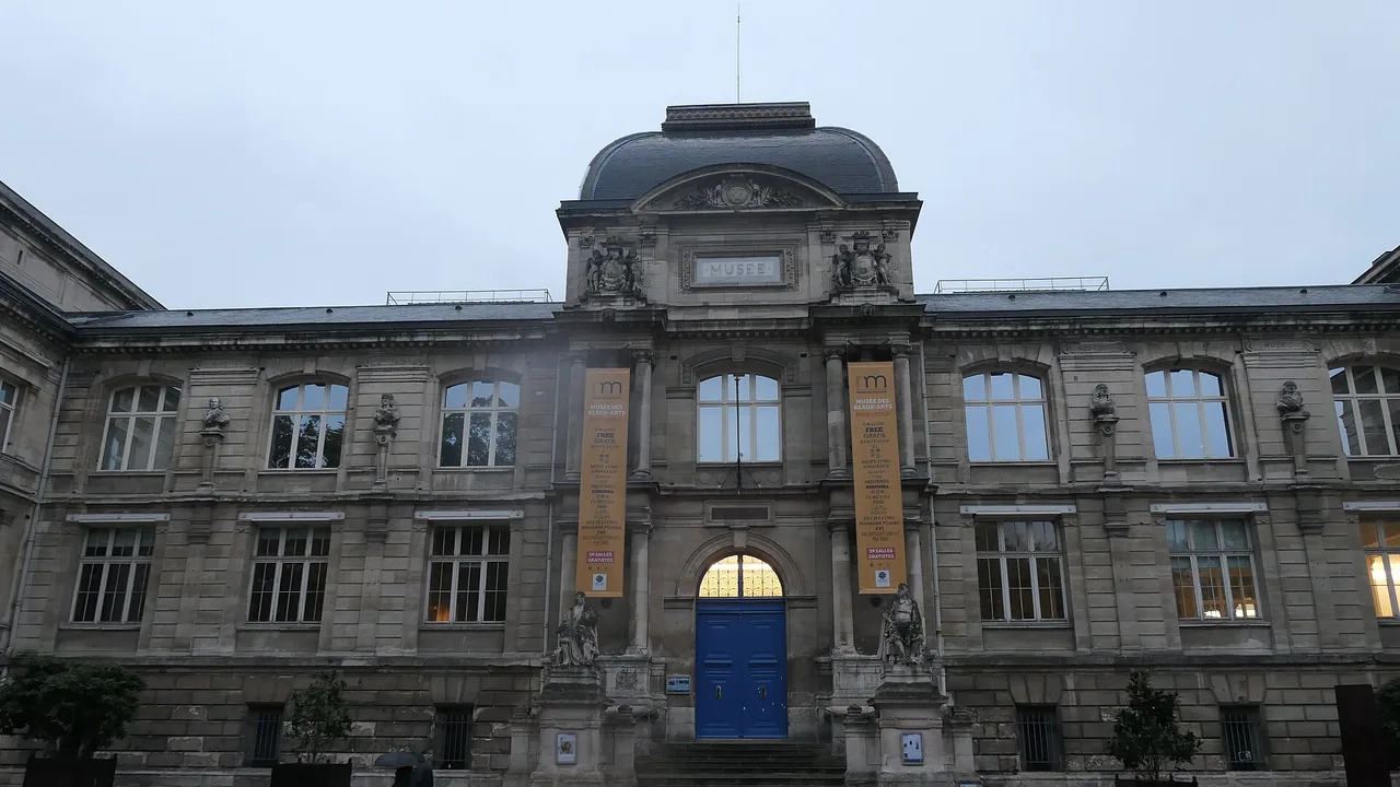 Façade du musée des Beaux-Arts de Rouen