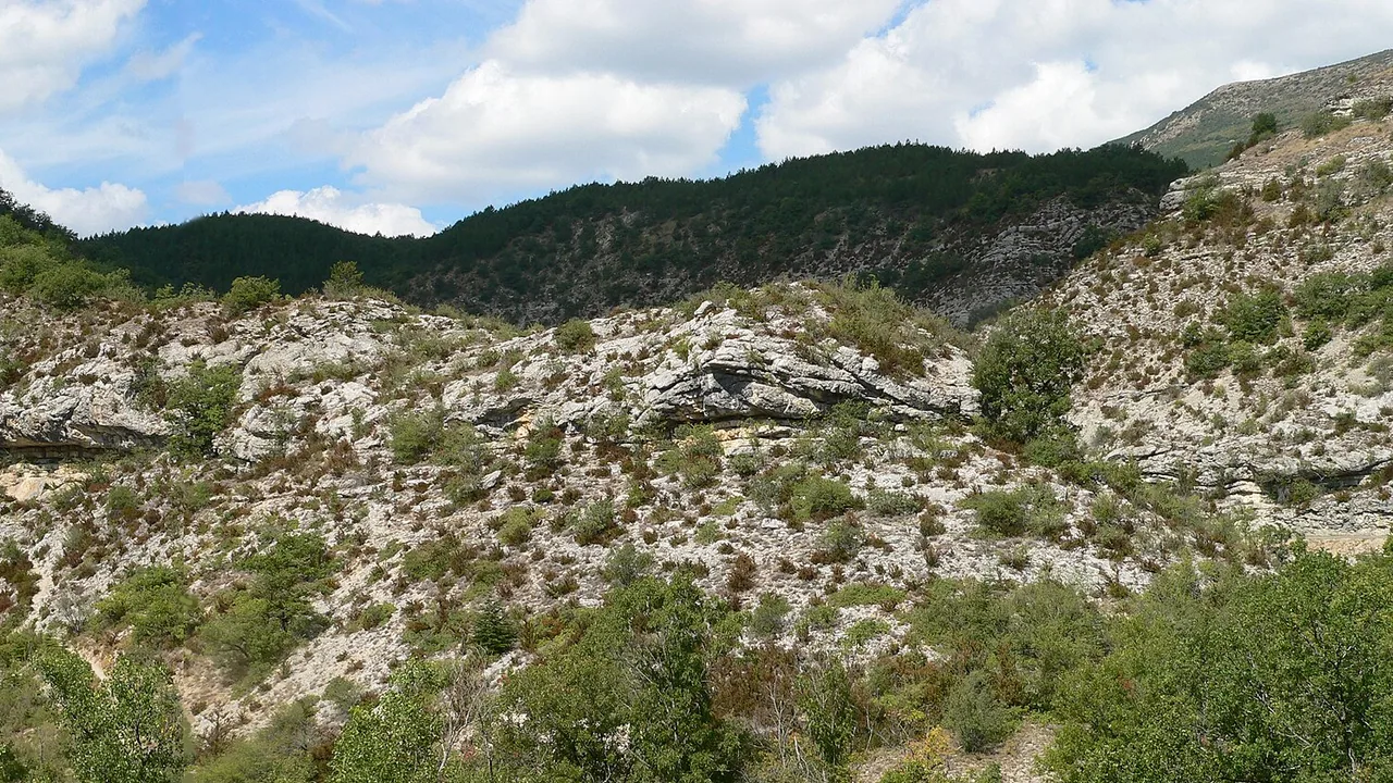 Panorama des gorges de la Méouge dans les Hautes-Alpes