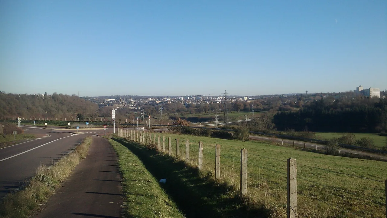 Vue générale de Saint-Lô dans la Manche