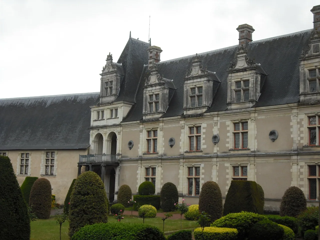 Façade Renaissance du logis Jean de Laval au château de Châteaubriant