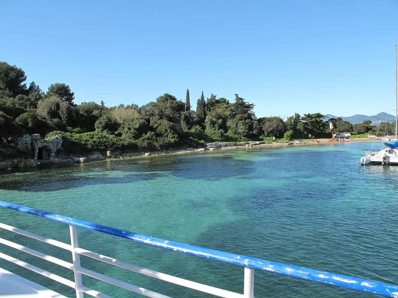Débarcadère des bateaux reliant Cannes à l'île Sainte-Marguerite